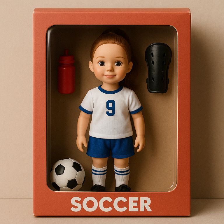 female soccer player ai doll