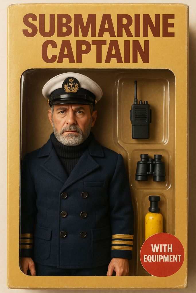 Submarine Captain 3D Doll